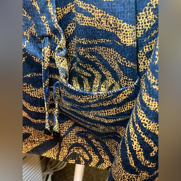 Carlisle zebra print motorcycle jacket Blazer - Picture 4 of 8